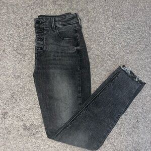 Washed black old navy jeans